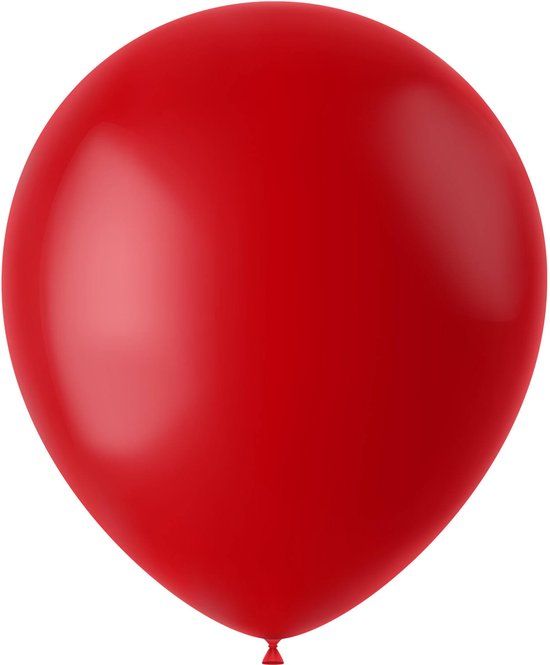 Folat - Ballonnen Ruby Red Mat 33 cm - 100 stuks