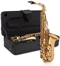 Gear4music Altsaxofoon, Goud