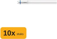 Philips Doos 10x G13 T8 LED Buis | 11.3W 3000K 220V/240V 830 | 2000lm 160° 1200mm