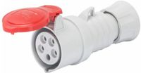 Guys Gewiss KOPPELINGEN HP - IP44/IP54 - 3P+N+E 32A 380-415V 50/60HZ - ROOD - 6H - SCHROEFCONTACTEN, GW62020H