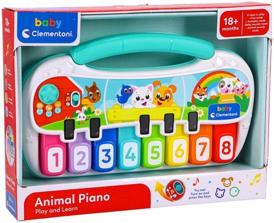 Clementoni Dierenkeyboard Piano - Vanaf 18 maanden