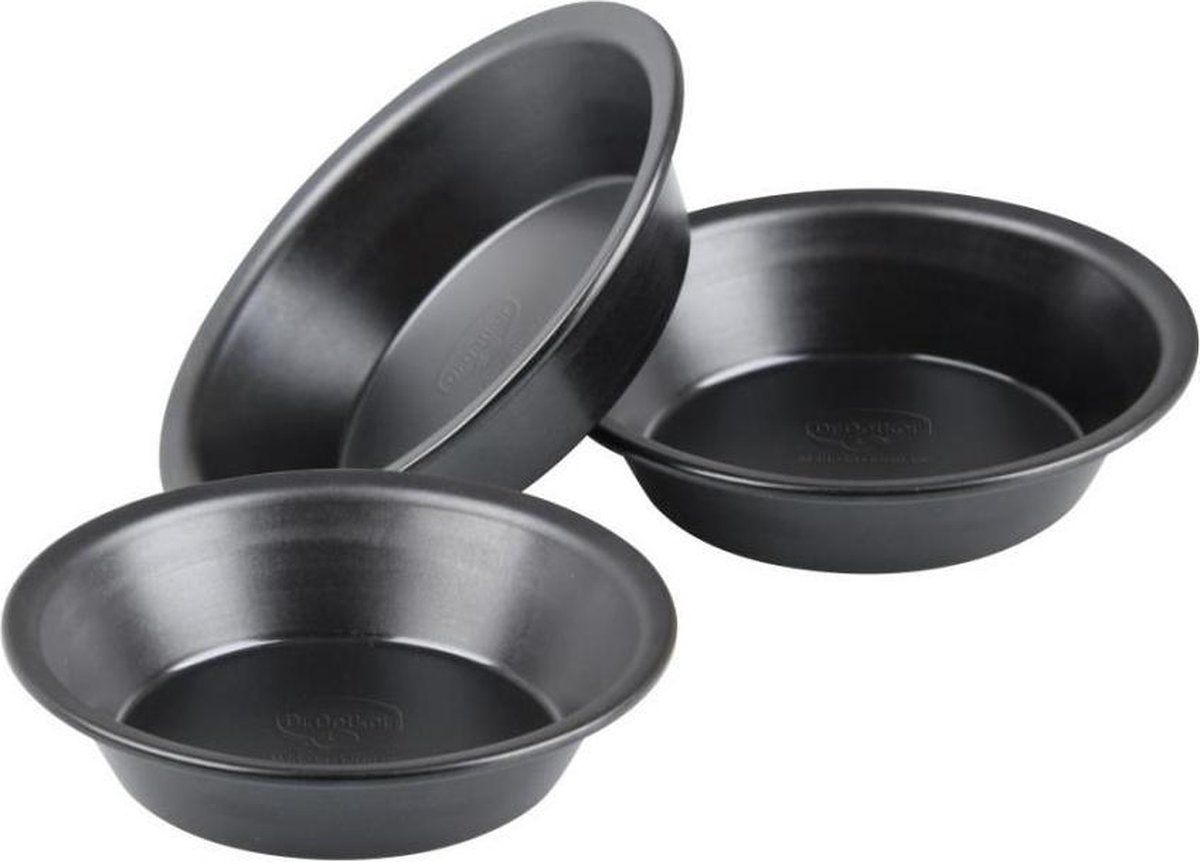 Dr. Oetker 1510 pizza- en taartplaat - 10 cm - set van 3