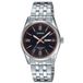 Casio Horloge Dames (Ø 31 mm) - Zilverkleurig Staal - Zwarte Wijzerplaat - Analoog - Quartz - 5 ATM