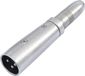 OMNITRONIC Adapter XLR(M)/Jack(F) mono