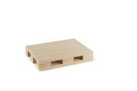 Excelsa Real Wood Pallet dienblad van hout, beuken, verkrijgbaar in 4 maten, voor voorgerechten en kaas (20 x 15)