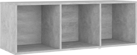 vidaXL Tv-meubel 107x35x37 cm bewerkt hout betongrijs