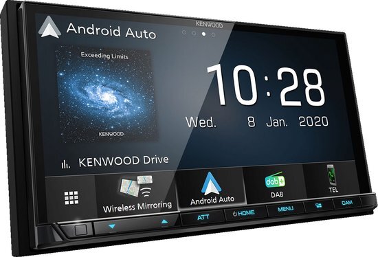 Kenwood DMX8020DABS Zwart 200 W Bluetooth