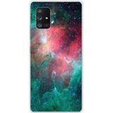 Samsung Galaxy A71 5G Nebuleuse Bedrukt Siliconen Hoesje