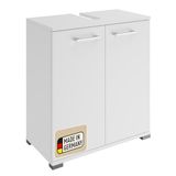 Probus Basic badkamerkast 60 cm - moderne wastafelonderkast in wit design met veel opbergruimte - Made in Germany, wit