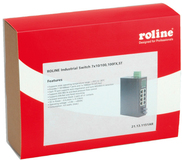 ROLINE Industrial Switch - 7x RJ-45, 1x ST - Unmanaged