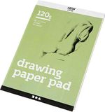 Creativ Company CC Drawing Paper Pad, A5, sheet 148x210 mm, 120 g, white, 30 sheet/ 1 pc