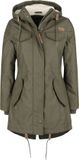 Brandit Mash Lake Parka Girls Dames Parka - olijf - S