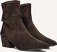 Unisa Jake Enkellaarsjes - Enkelboots met rits - Dames - Bruin - Maat 36