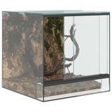 vidaXL Terrarium met opslag Transparant 30 x 30 x 30 cm Glas