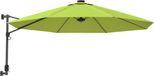 vidaXL Wandparasol met leds 290 cm appelgroen