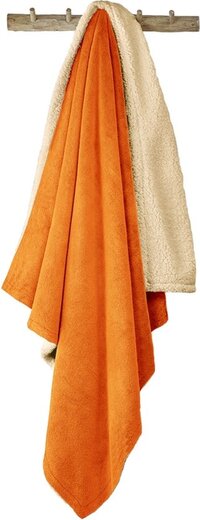 De Witte Lietaer Teddy Plaid - Copper - 150x200 cm