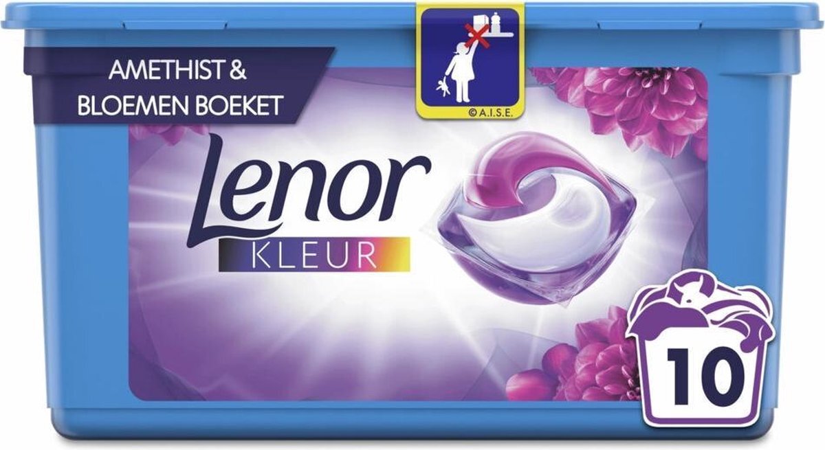 Lenor 6x Wasmiddelcapsules Amethist & Bloemen Boeket 10 stuks