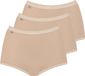 Sloggi Basic+ Maxi 3p Slip Femme, Beige (skin), 11