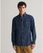 Gant chemise à manches longues Indigo Bd Bleu XL Homme