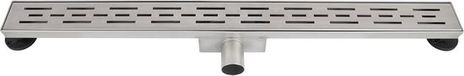 Differnz Gouttière de douche - Sans bride INOX - 7 x 7 x 80 cm