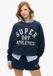 Superdry - Athletic Essentials relaxed sweatshirt met appliqué - Dames - Truien