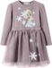 NAME IT Jurk 'NMFOsimi Frozen' beige / lichtblauw / lavendel / wit