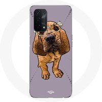Maniacase Etui voor Oppo A74 Bruine flaporen