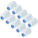vhbw 10x filtre à eau compatible avec Siemens CT636LES1, CT636LEW1, CT636LES6, TE502206RW, TE501201RW machine à café automatique, machine à expresso blanc