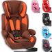 Siège auto pour enfant - Rehausseur - Marron/Orange