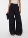 Vero Moda VMNOVA Mid Waist Broek Zwart