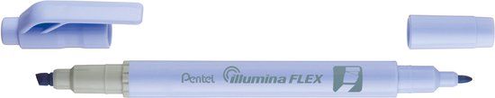 Pentel Illumina Flex Markeerstift Blauw
