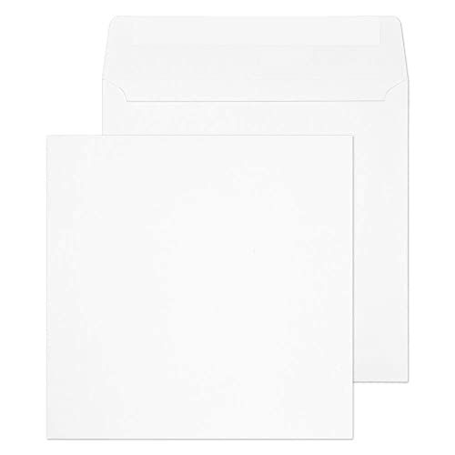 Blake Puur dagelijks 170 x 170 mm 100 gsm vierkante Peel & Seal Enveloppen (0170PS) Wit - 500 stuks