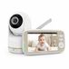 AjieQaQ VB803 Pro babyfoon met 5-inch IPS-scherm, 330°/135° kantelbare camera, zonder internetverbinding, VOX-modus, 8 slaapliedjes en temperatuurweergave
