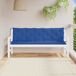 vidaXL Tuinbankkussens 2 st 180x50x7 cm oxford stof blauw