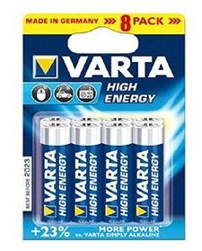 Varta AA batterijen - 8 stuks