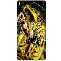 Maniacase Hoesje voor Huawei P8 Son Goku Super Saiyan SSJ3 Attaque punt Dragon
