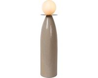 Lucide FIGARO - Tafellamp - Ø 12 cm, H 53,5cm - 1xG9 - Grijs