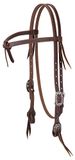 Weaver Leather Futurity Knoop Frontriem Headstall - Bloemen