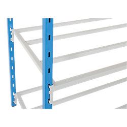 ARNO SPACE Legborden Eenzijdige toegang Blauw grijs 150 x 36 cm 2 stuks
