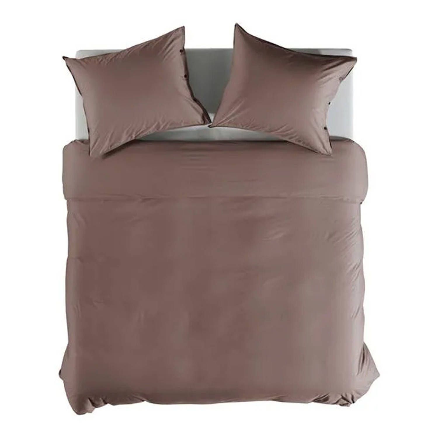 Yellow geel dekbedovertrek percale - canyon rose - lits-jumeaux 240x200/220 cm