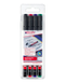 Edding 142 M - Permanent Marker - 4-Pack