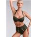 Marlies Dekkers Royal Navy Seaweed Green Briefs Taille: 3XL