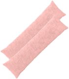 vidaXL Kussensloop 2 stuks Roze 40 x 145 cm Nep Konijnenbont