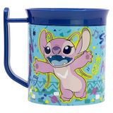 STOR Stitch Kinderbeker Kunststof 400ml - Magnetronbestendig, Breukbestendig, BPA-vrij, Ideaal voor Ontbijt en Tussendoortjes