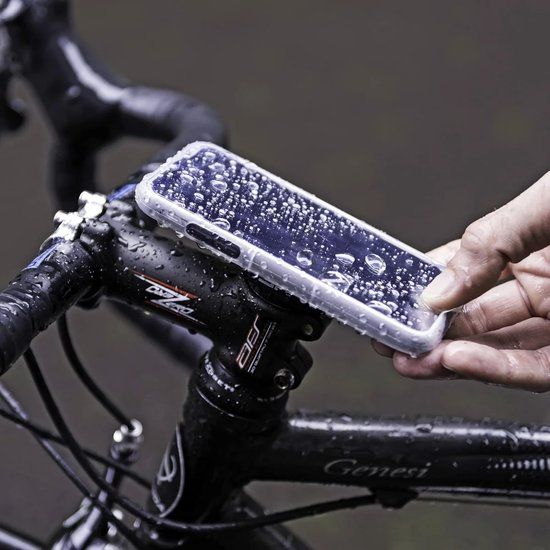 SP Connect Weather Cover - Waterdicht Hoesje Geschikt voor Samsung Galaxy S24 - Regenhoes Transparant