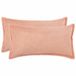 vidaXL - Kussensloop - 2 stuks - Roze - 40 x 70 cm
