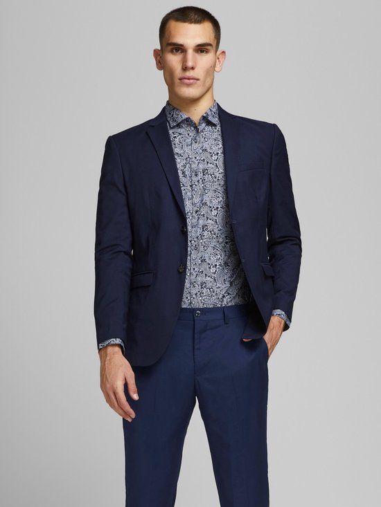 JACK & JONES JACK&JONES JPRFRANCO BLAZER NOOS Heren Blazer - Maat 54 Dark Navy