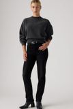 Levi's 722 Slim jeans met hoge taille - Women's - 25X31 - Zwart / Worn Midnight