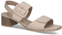Caprice Dames Sandaaltje 9-28205-44 Wit Leer G-breedte Maat 41 EU