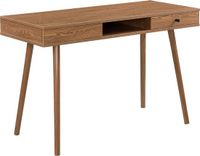 en.casa Bureau Habo 115x48x74 cm houtkleurig